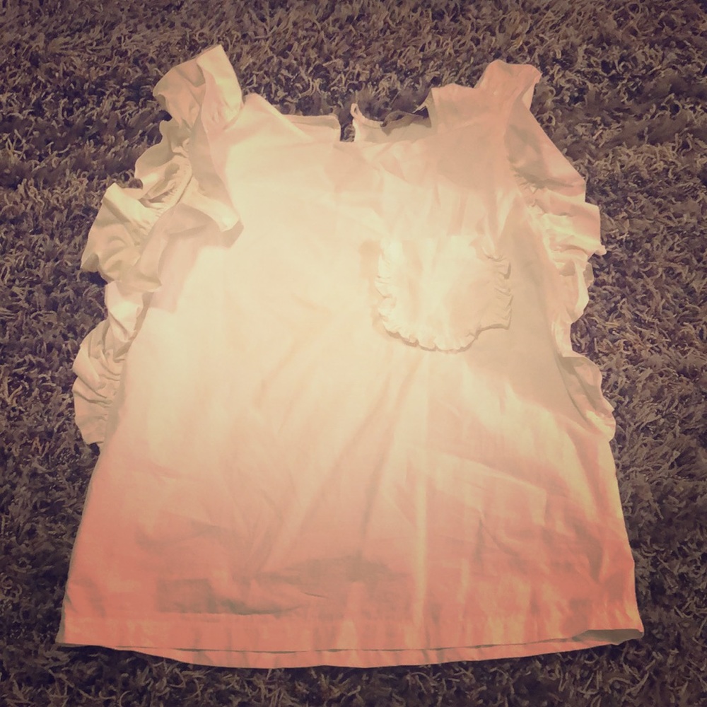 White linen top